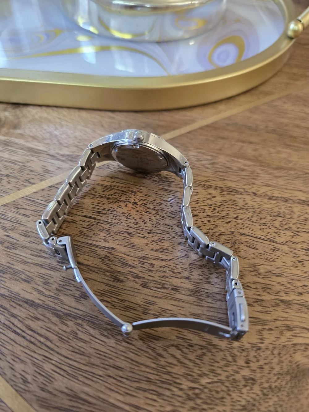 Fossil Women’s Silver Crystal Accent Stainless Steel Watch - Silver
